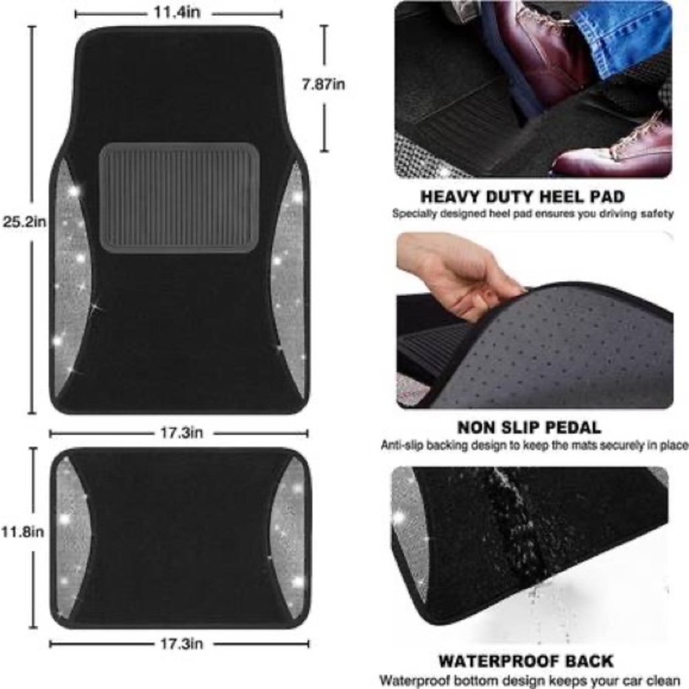 BLING ✨ car floor mats